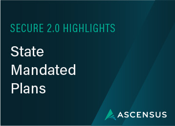 Evaluating Retirement Plan Options: State-Facilitated vs. Other Qualified Plans Under SECURE 2.0 